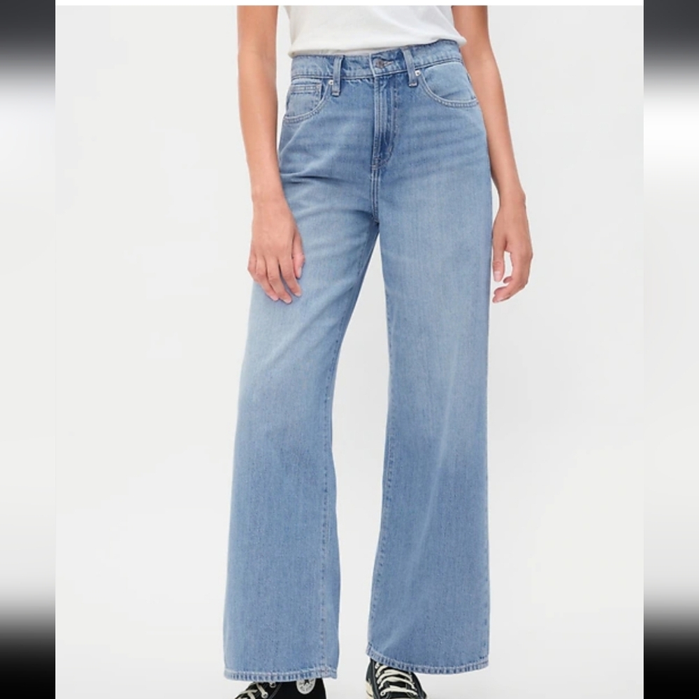 GAP High Rise Wide-Leg Jeans, Sz. 8/29T